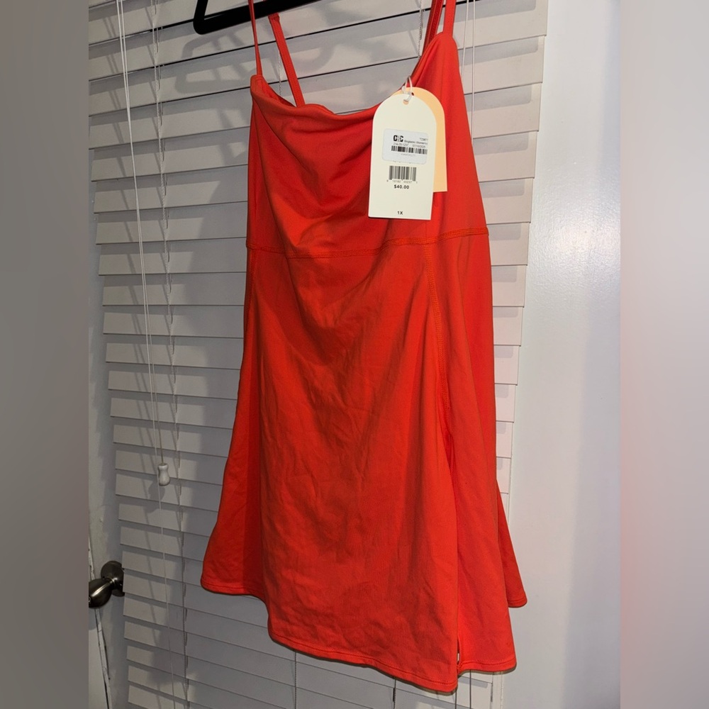 NWT Blogilates everything active dress in spicy orange 1x - Picture 3 of 3